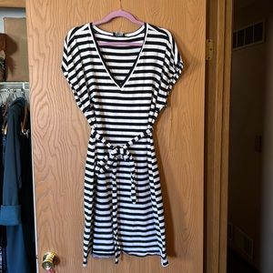 Lane Bryant 100% cotton striped dress size 14-16